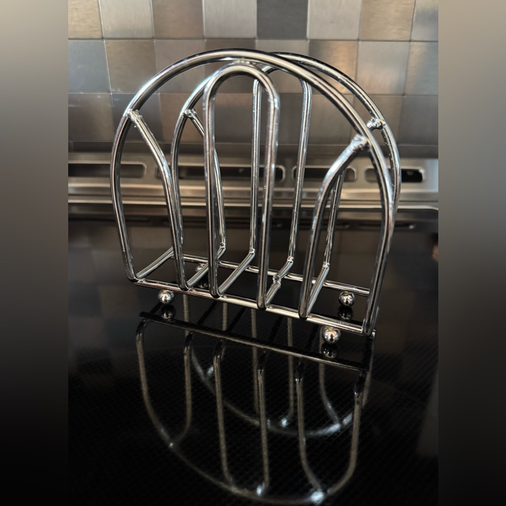 Silver Metal Napkin Holder